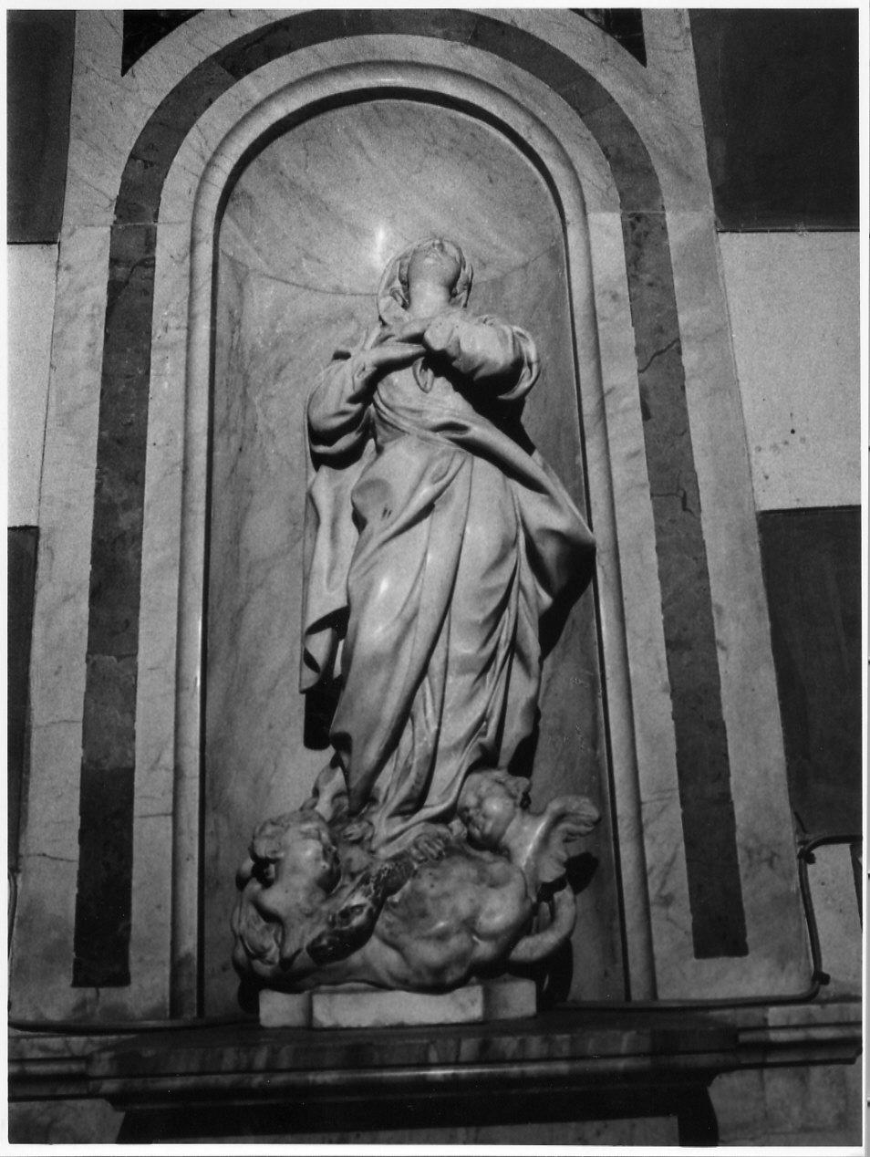 Madonna Immacolata (scultura, opera isolata) - ambito genovese (sec. XVIII)