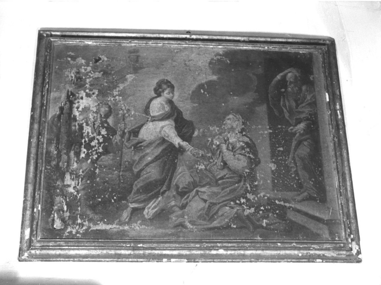 visitazione (dipinto, serie) di Carrega Maurizio (attribuito) (fine sec. XVIII)