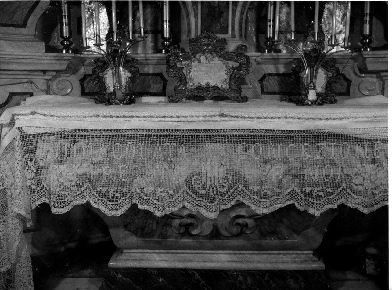 tovaglia d'altare, opera isolata - manifattura ligure (fine sec. XIX)