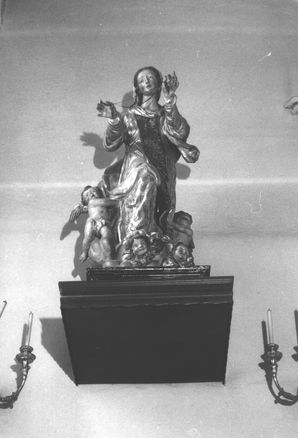 Madonna del Carmelo (statua, opera isolata) - bottega ligure (seconda metà sec. XVII)