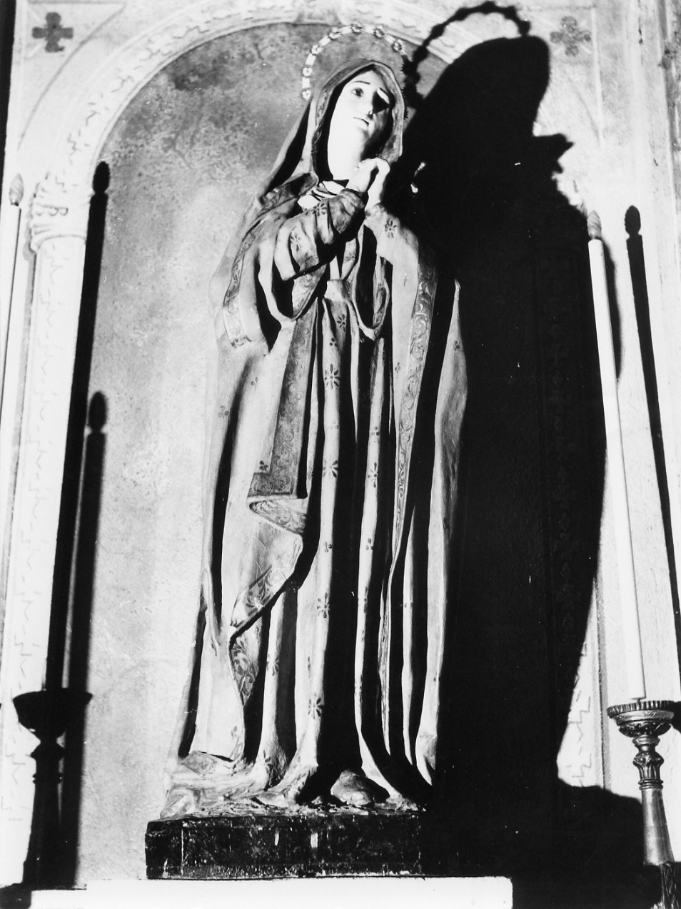 Madonna Addolorata (scultura, opera isolata) - bottega italiana (primo quarto sec. XX)
