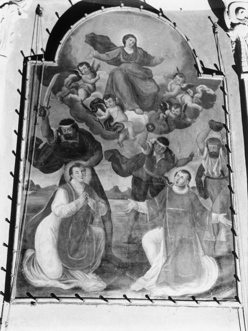 martirio di Sant'Antonino (dipinto, opera isolata) di Campoduro Giovanni (sec. XIX)