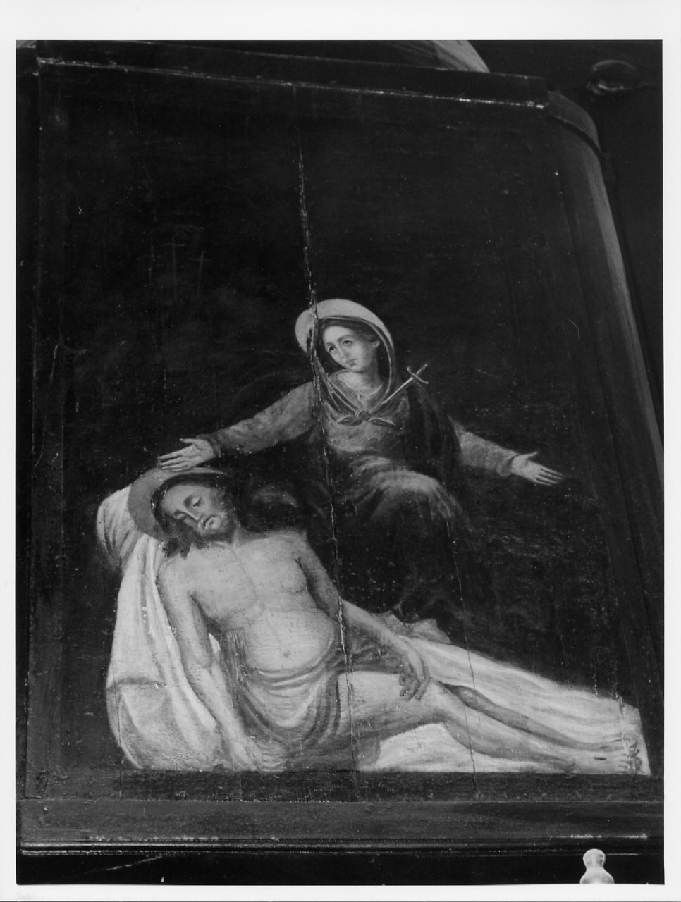 Pietà (dipinto, opera isolata) - ambito italiano (ultimo quarto sec. XVIII)
