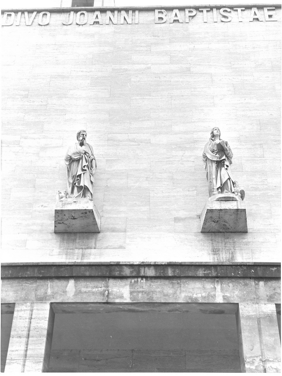 San Luca (statua, elemento d'insieme) - bottega ligure (inizio sec. XIX)