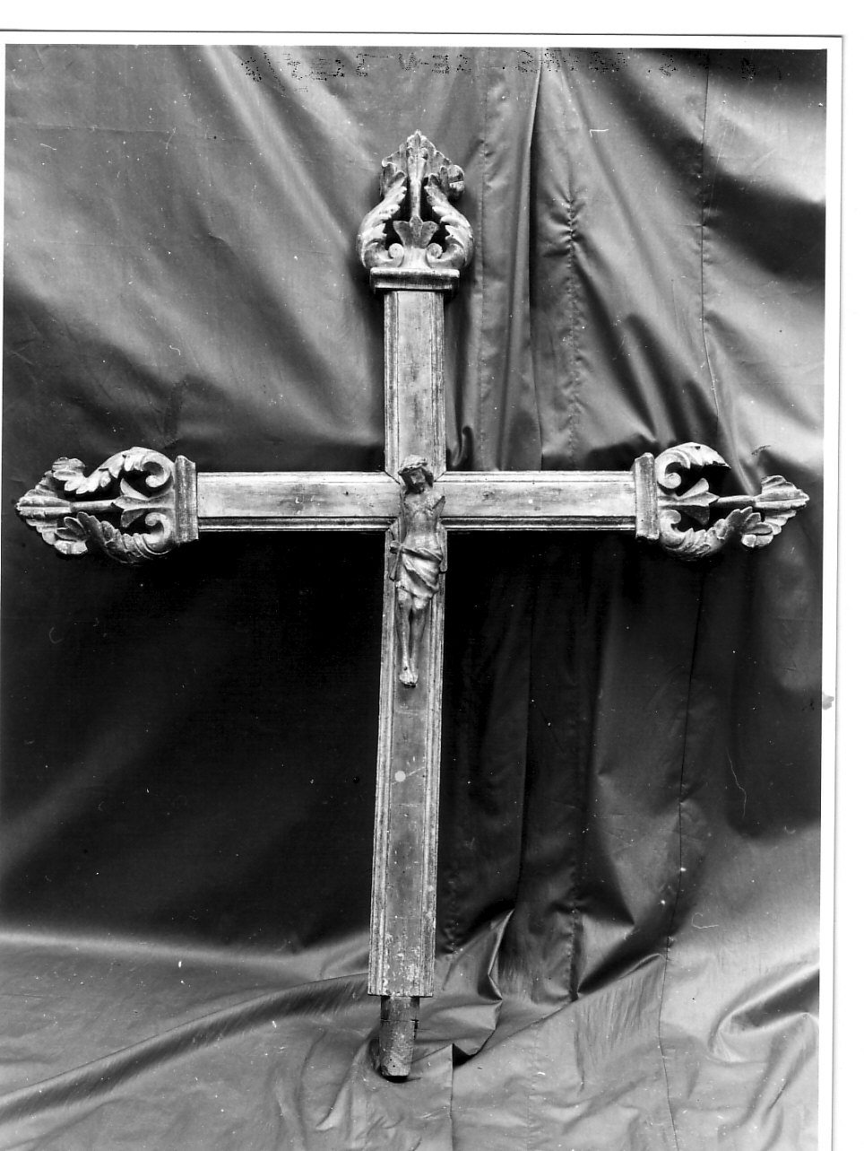 Cristo crocifisso (croce processionale, opera isolata) - PRODUZIONE LIGURE (sec. XVIII)