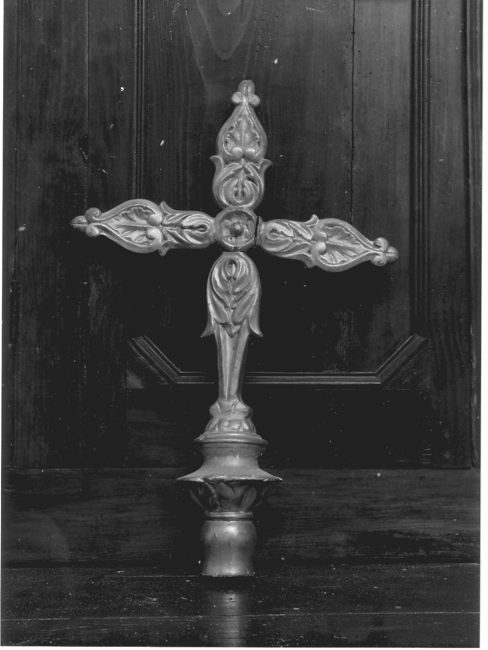croce processionale, frammento - PRODUZIONE LIGURE (sec. XIX)