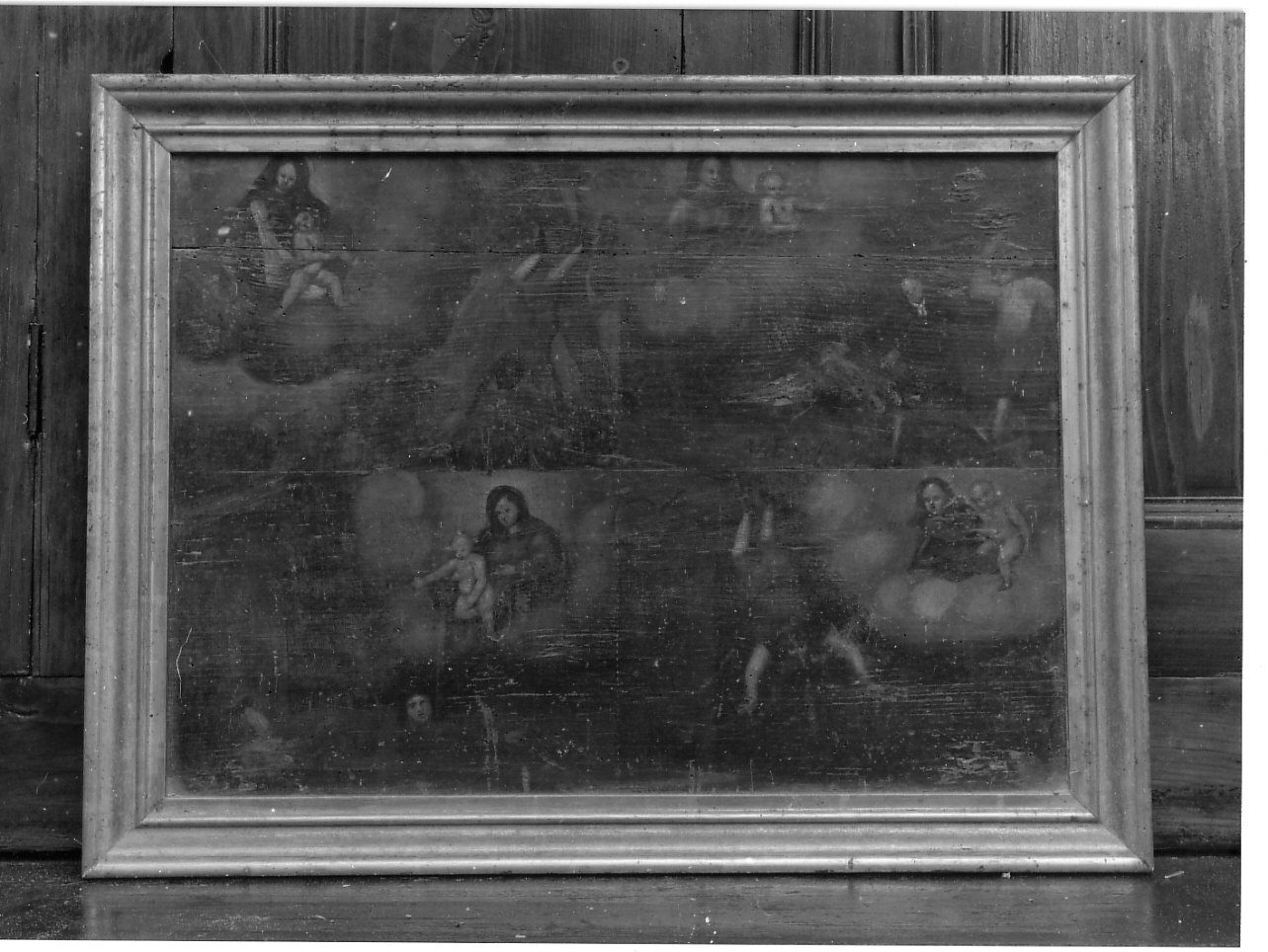 miracoli della Madonna (dipinto, opera isolata) - ambito ligure (sec. XVIII)
