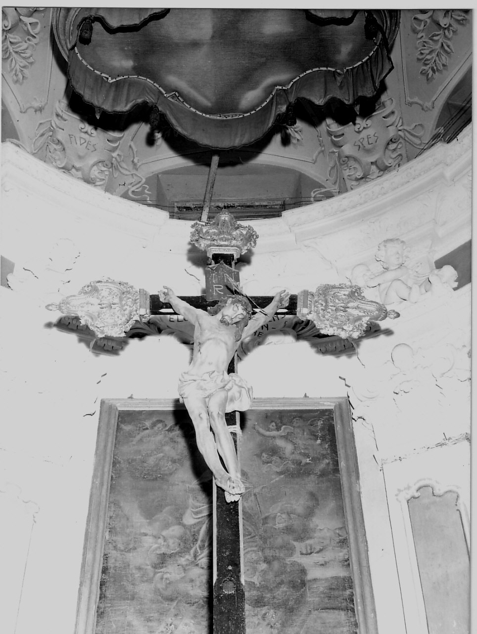 Cristo crocifisso (crocifisso, opera isolata) - bottega italiana (fine sec. XIX, sec. XIX)
