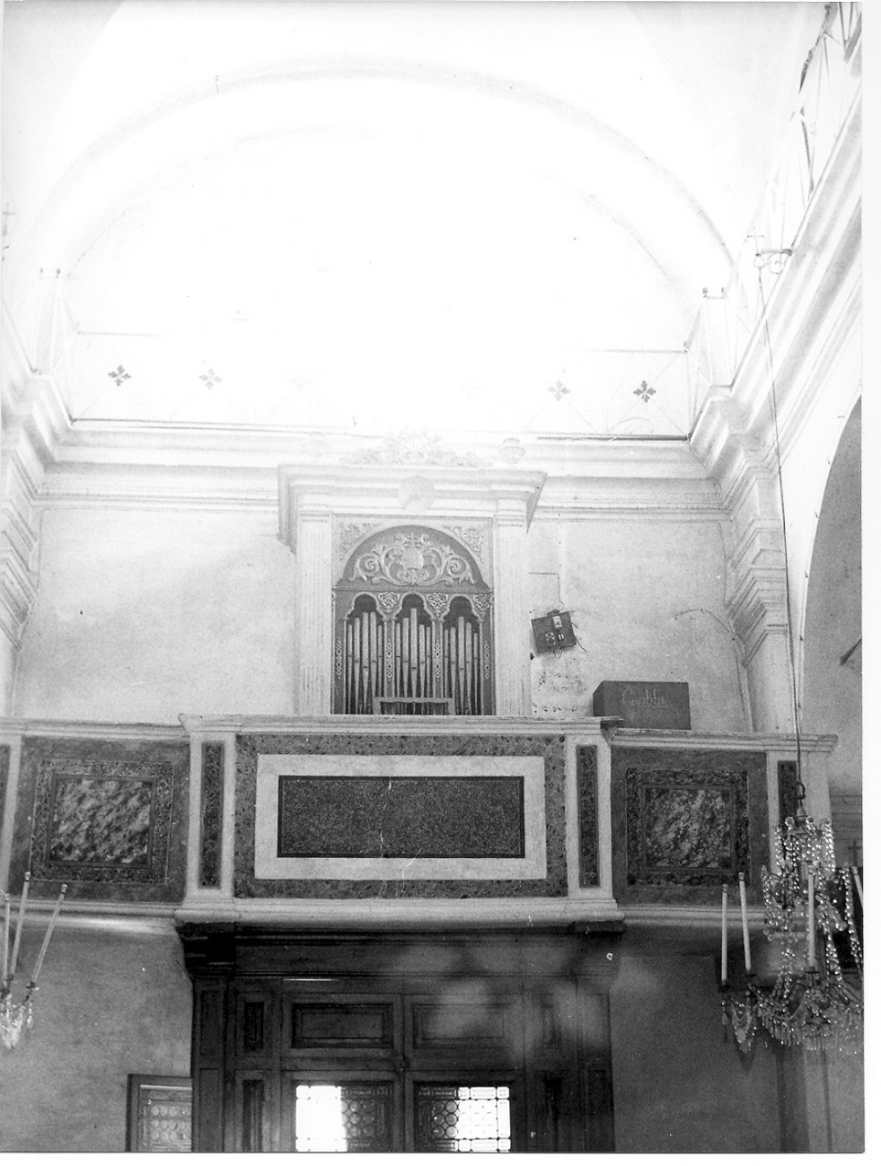organo, opera isolata - bottega italiana (fine sec. XVIII)