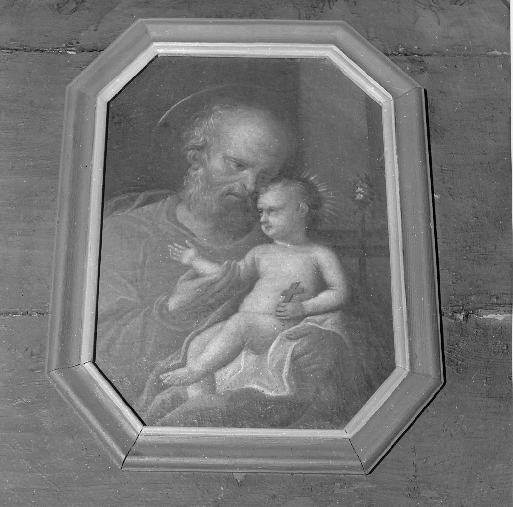 San Giuseppe e Gesù Bambino (dipinto, opera isolata) - ambito ligure (seconda metà sec. XVIII)
