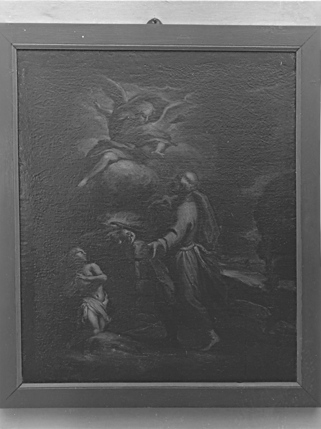 sacrificio di Isacco (dipinto, opera isolata) - ambito ligure (sec. XVII)