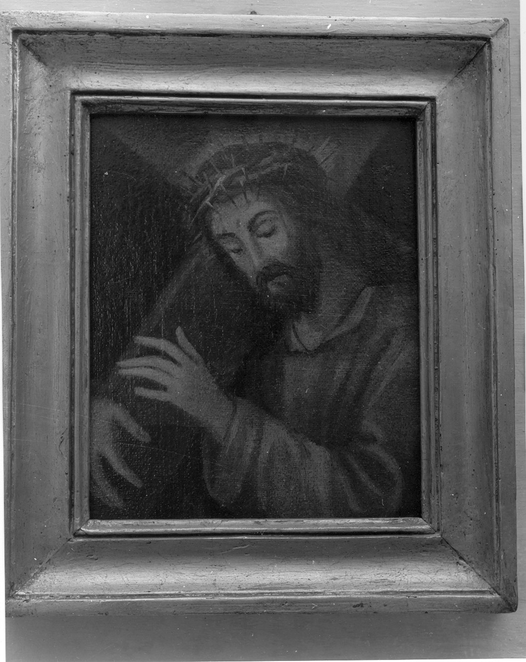 Cristo portacroce (dipinto, opera isolata) - ambito italiano (sec. XVII)