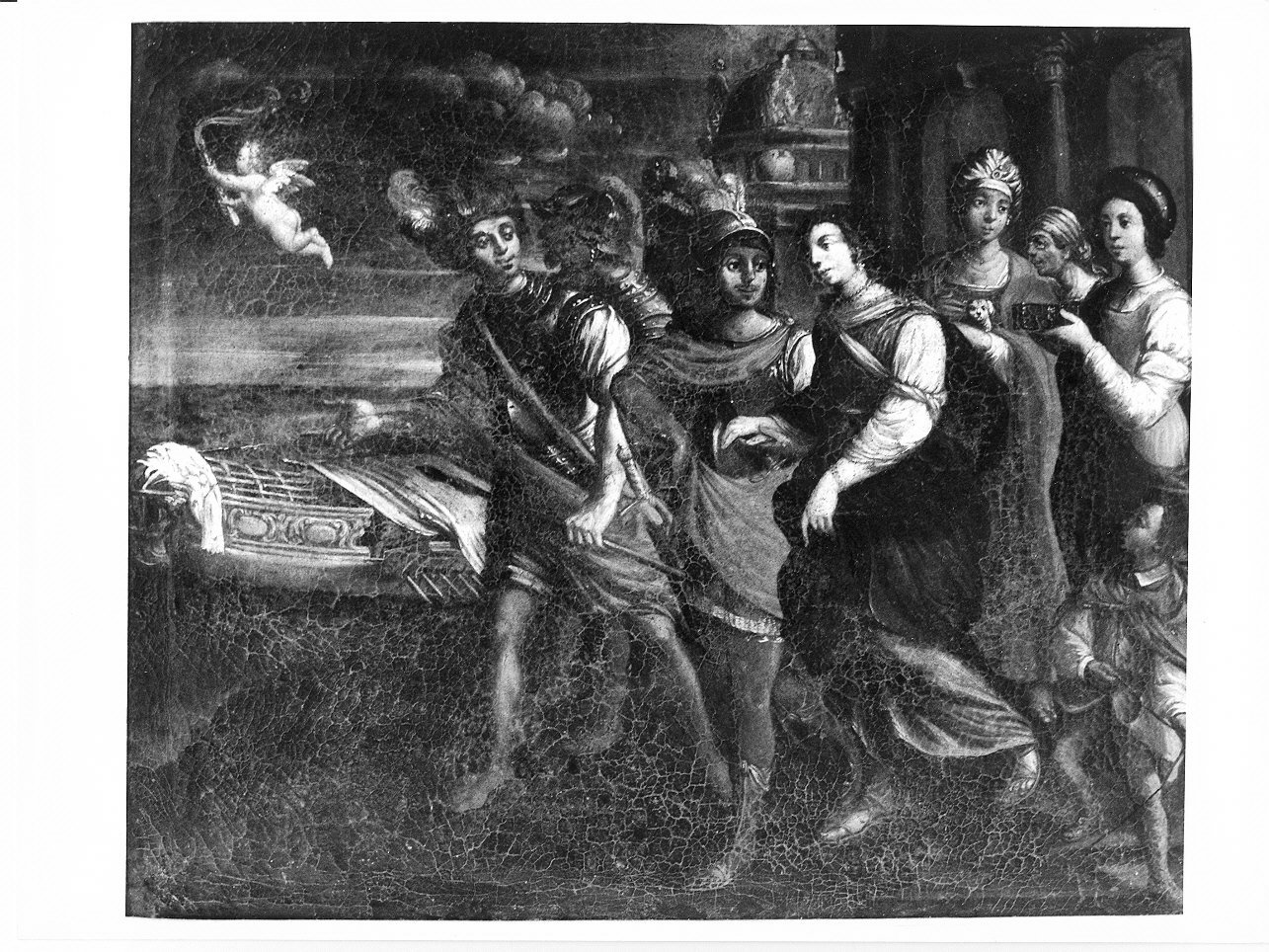 la figlia del doge Corovero va' sposa al re di Cipro (dipinto, opera isolata) - ambito veneto (fine sec. XVII)