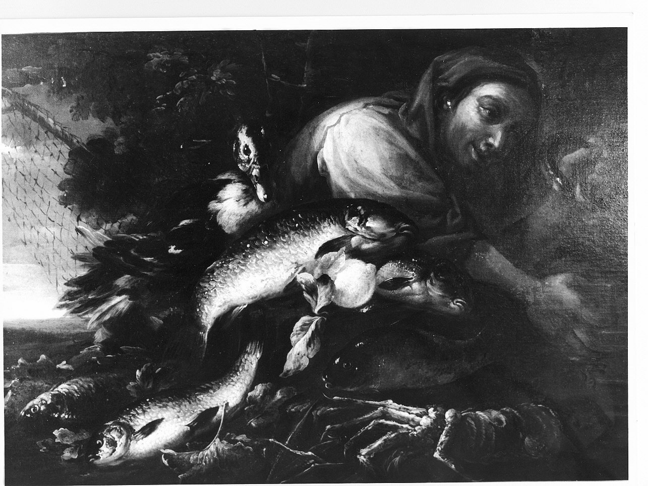 figura femminile (dipinto, opera isolata) di Boselli Felice (e aiuti) (inizio sec. XVIII)