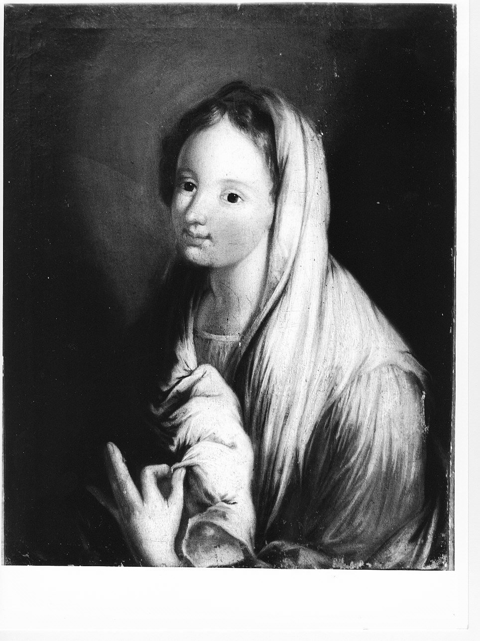 giovane donna (dipinto, opera isolata) di Strozzi Bernardo (scuola) (sec. XVII)