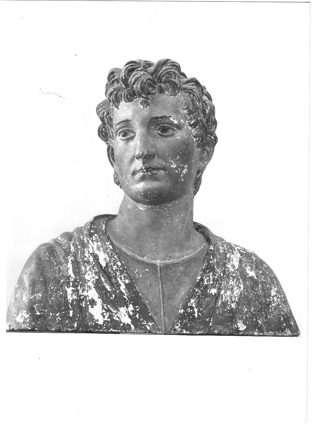 busto maschile (scultura, opera isolata) - ambito fiorentino (sec. XVI)