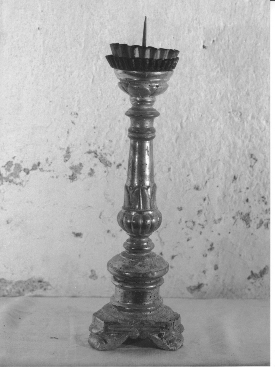 candeliere, serie - bottega ligure (fine/inizio secc. XIX/ XX)