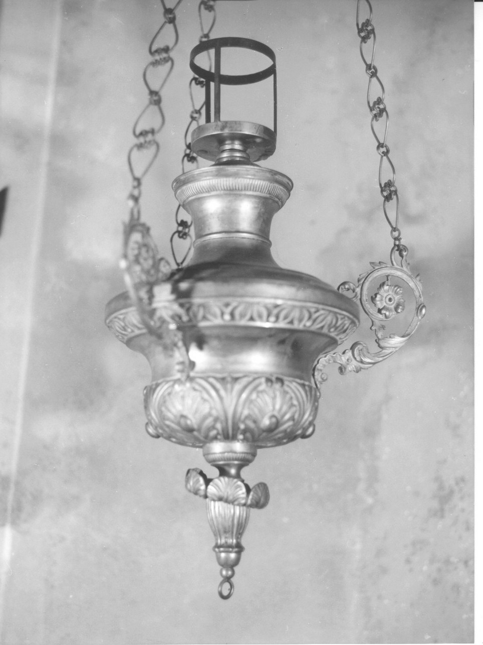 lampada pensile, serie - bottega Italia settentrionale (fine/inizio secc. XIX/ XX)