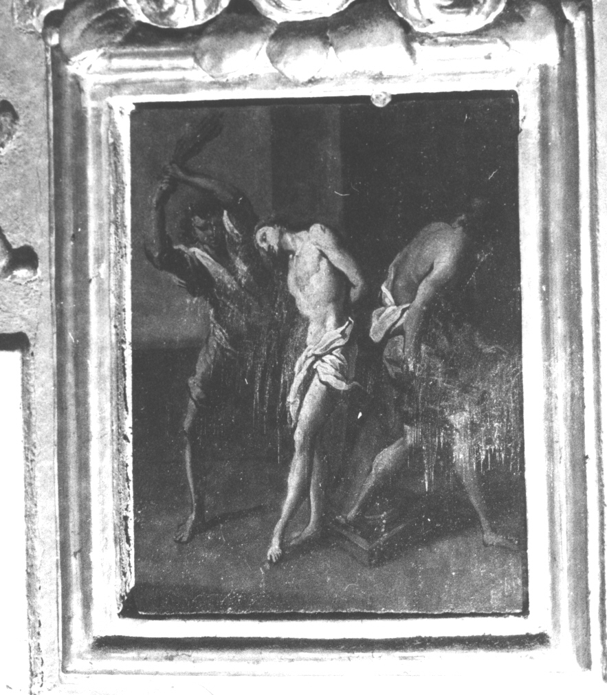flagellazione di Cristo (dipinto, elemento d'insieme) di Carrega Francesco (metà sec. XVIII)