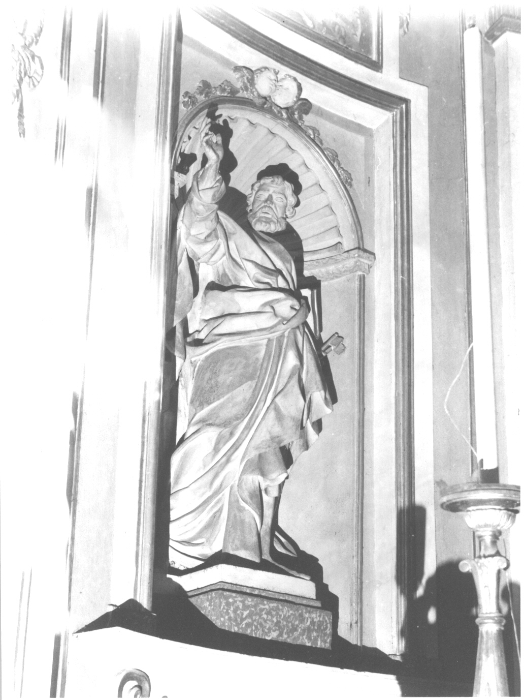 San Pietro (statua, opera isolata) - bottega romana (fine sec. XVIII)