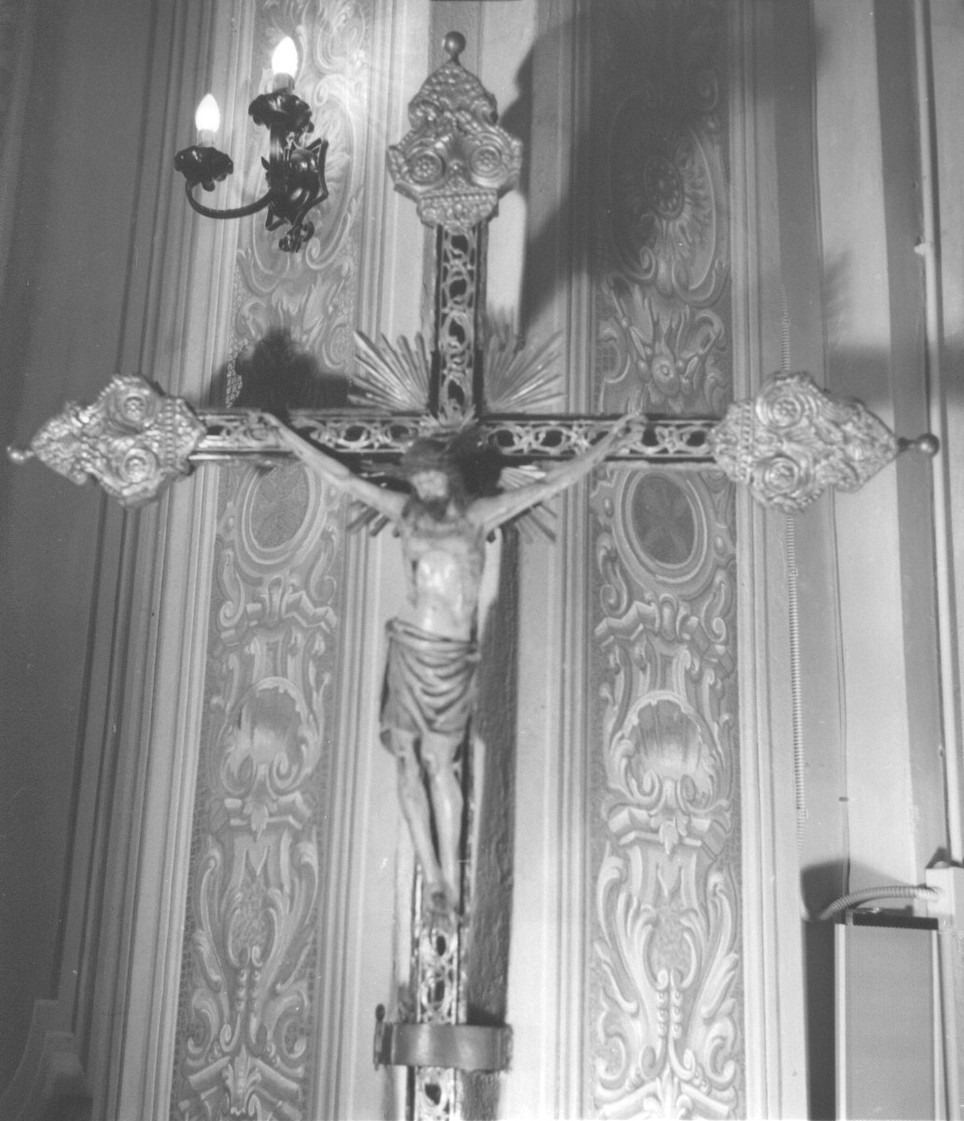 croce processionale, opera isolata - bottega ligure (fine/inizio secc. XIX/ XX)