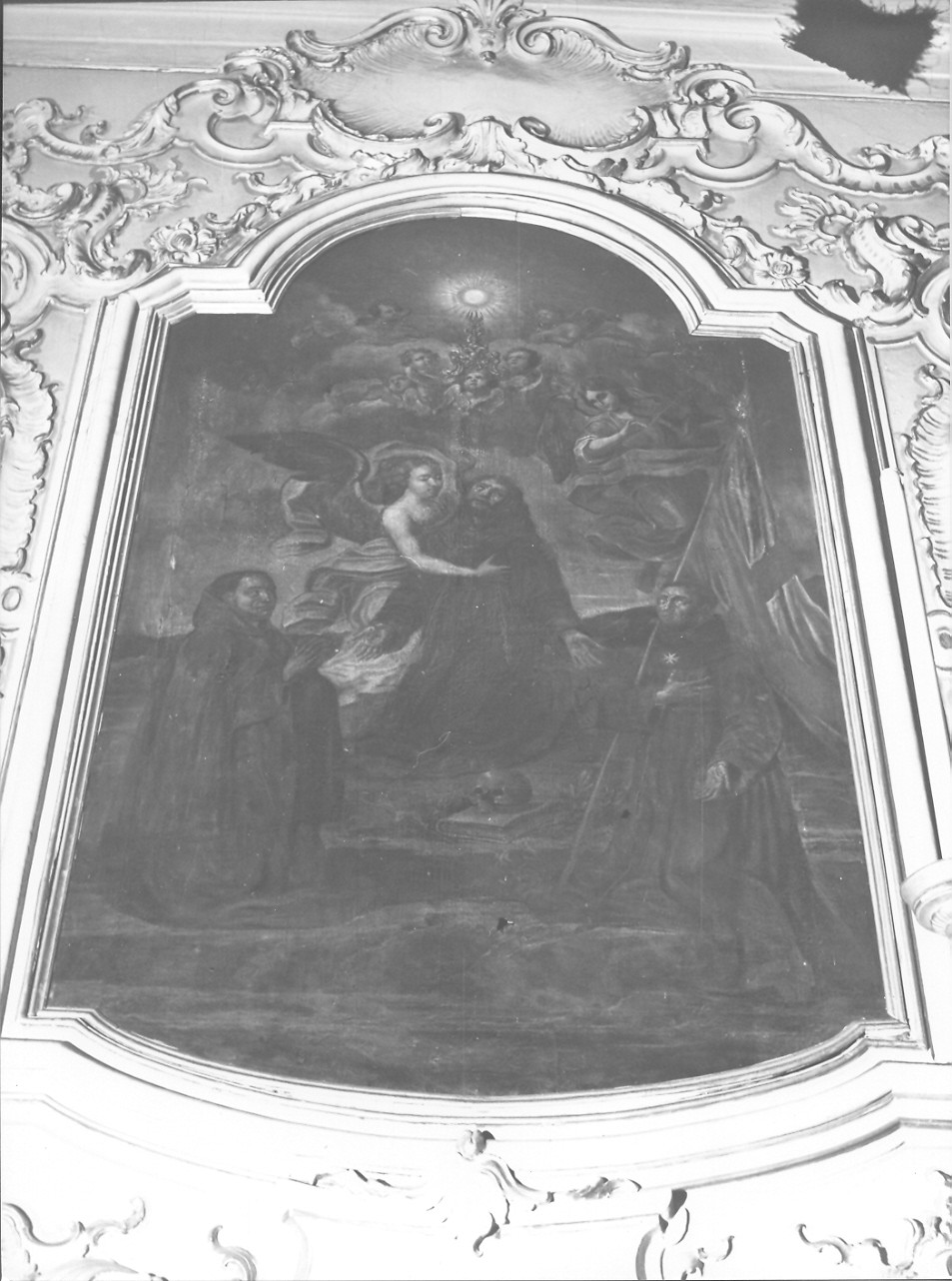 San Francesco d'Assisi riceve le stimmate (dipinto, opera isolata) - ambito italiano (fine sec. XVII)