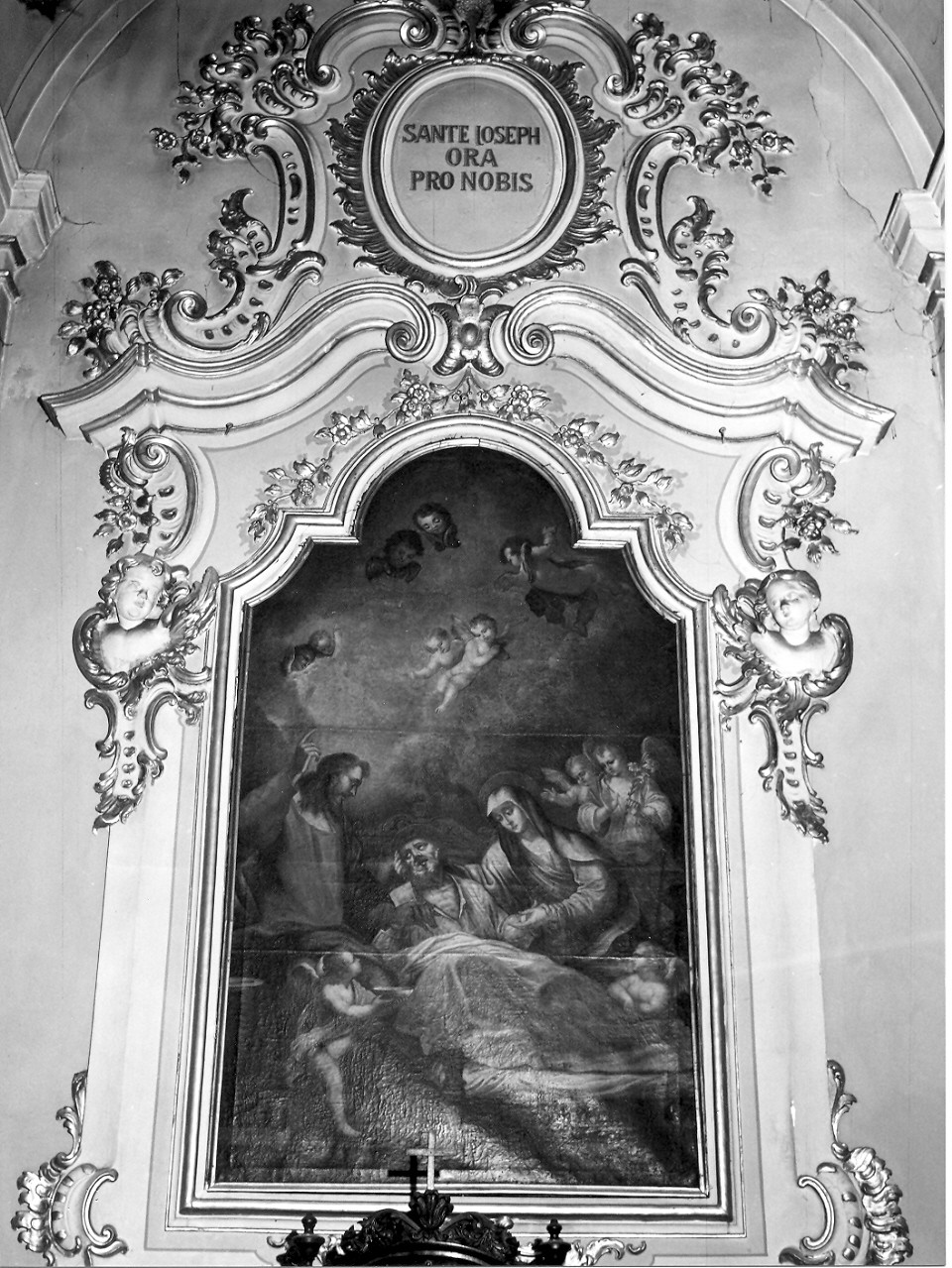 morte di San Giuseppe (dipinto, opera isolata) - ambito italiano (fine/inizio secc. XVII/ XVIII)