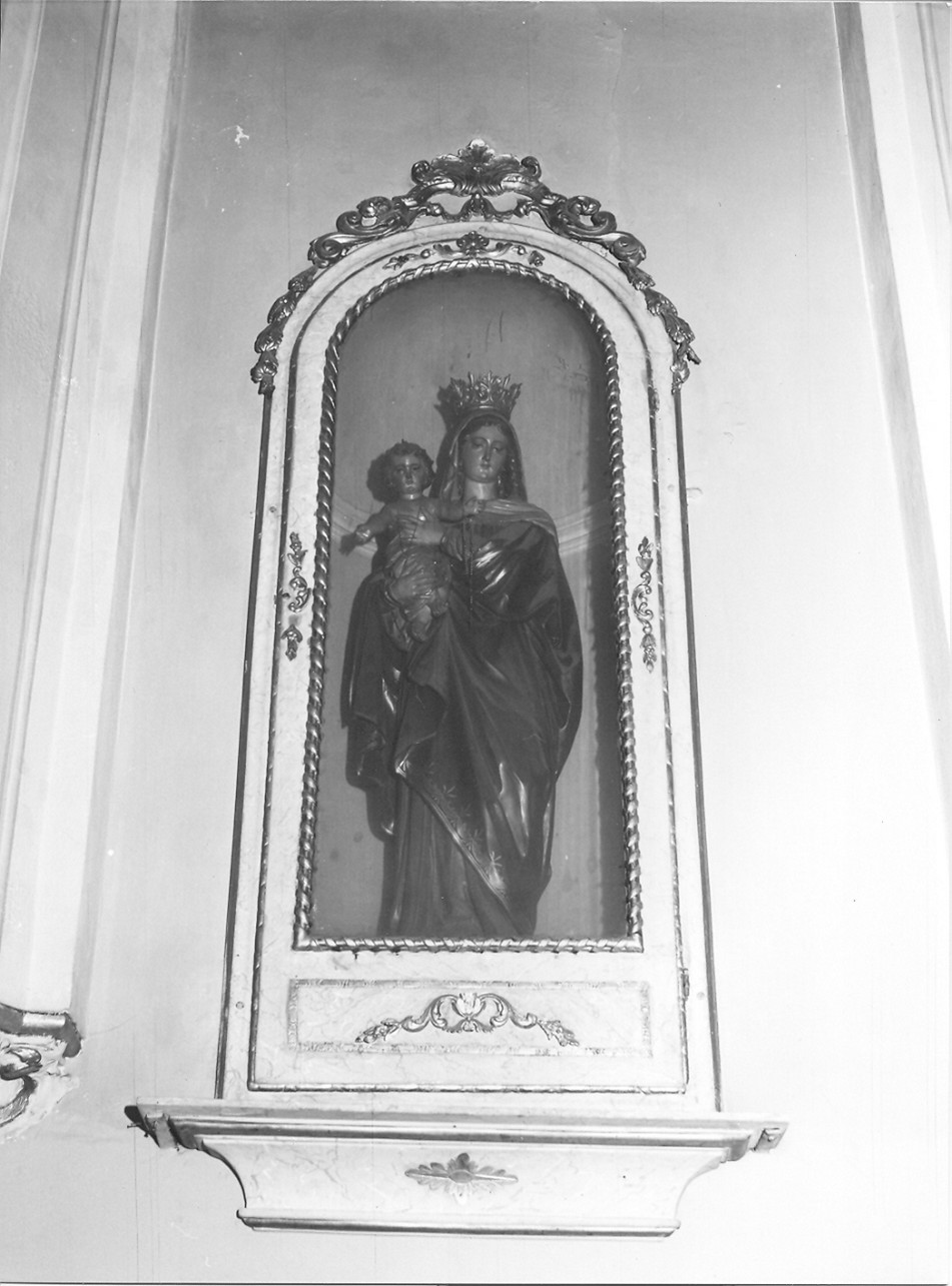 Madonna con Bambino (statua, opera isolata) - bottega ligure (fine/inizio secc. XIX/ XX)