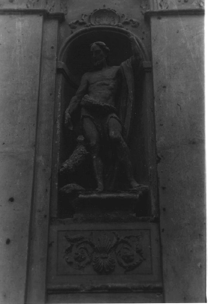 SAN GIOVANNI BATTISTA (statua, opera isolata) di Adami Vincenzo (cerchia), Lucchesi Pietro (cerchia), Novelli Pietro Antonio (cerchia) (fine sec. XVIII)