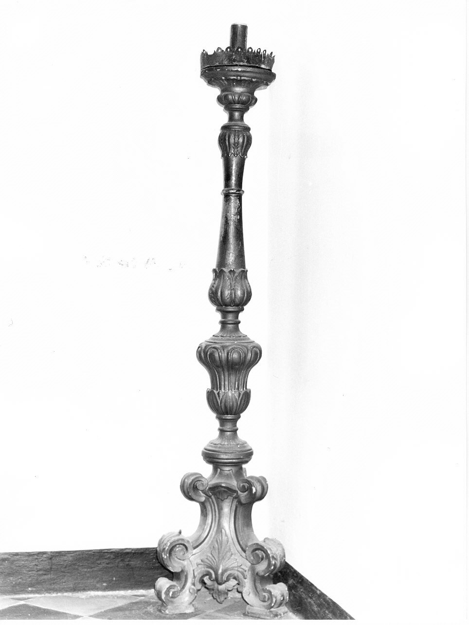 candelabro, serie - PRODUZIONE LIGURE (seconda metà sec. XVIII)