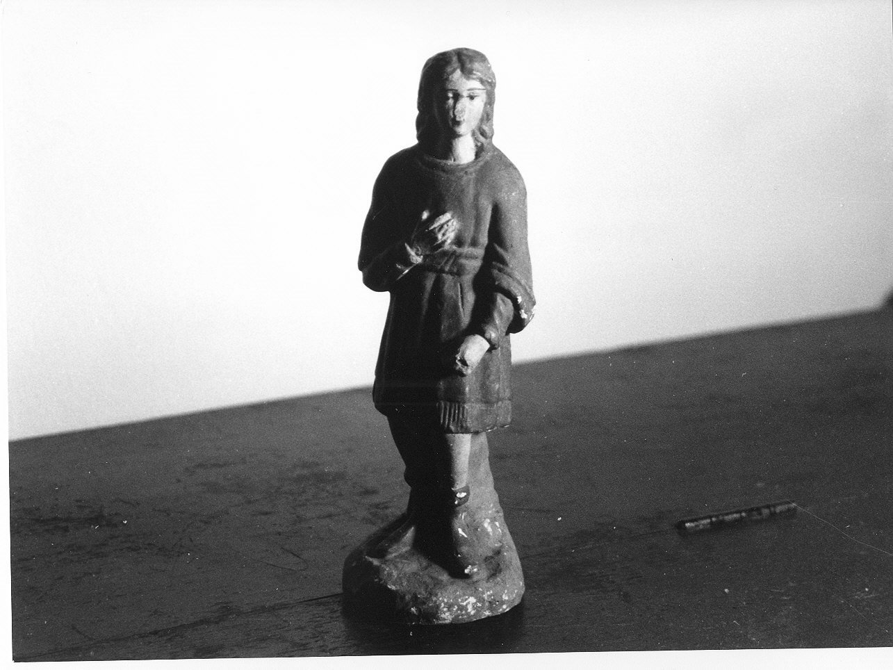figura maschile (statuetta di presepio, opera isolata) - PRODUZIONE LIGURE (prima metà sec. XX)