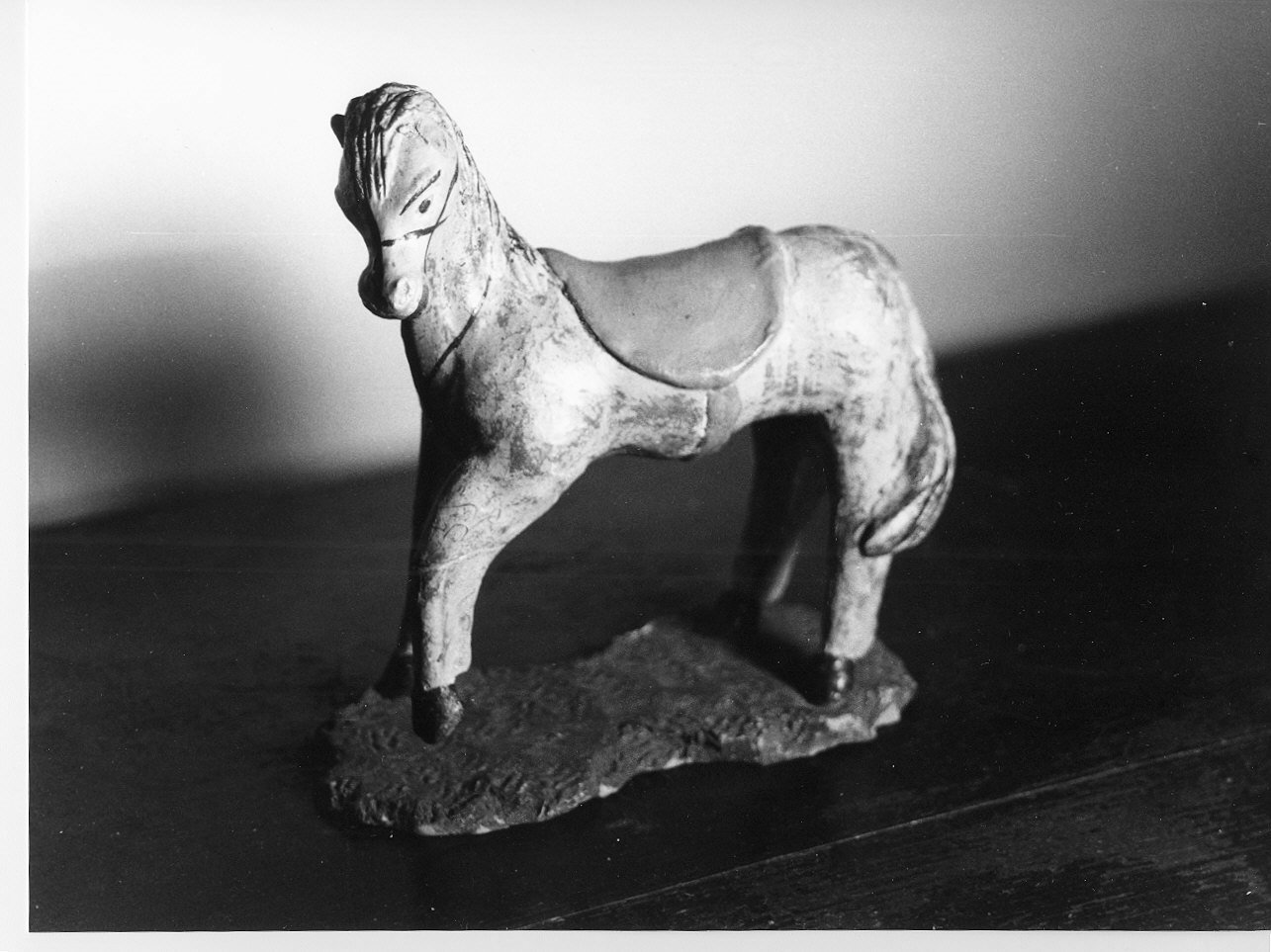 cavallo (statuetta di presepio, opera isolata) - PRODUZIONE LIGURE (secc. XIX/ XX)