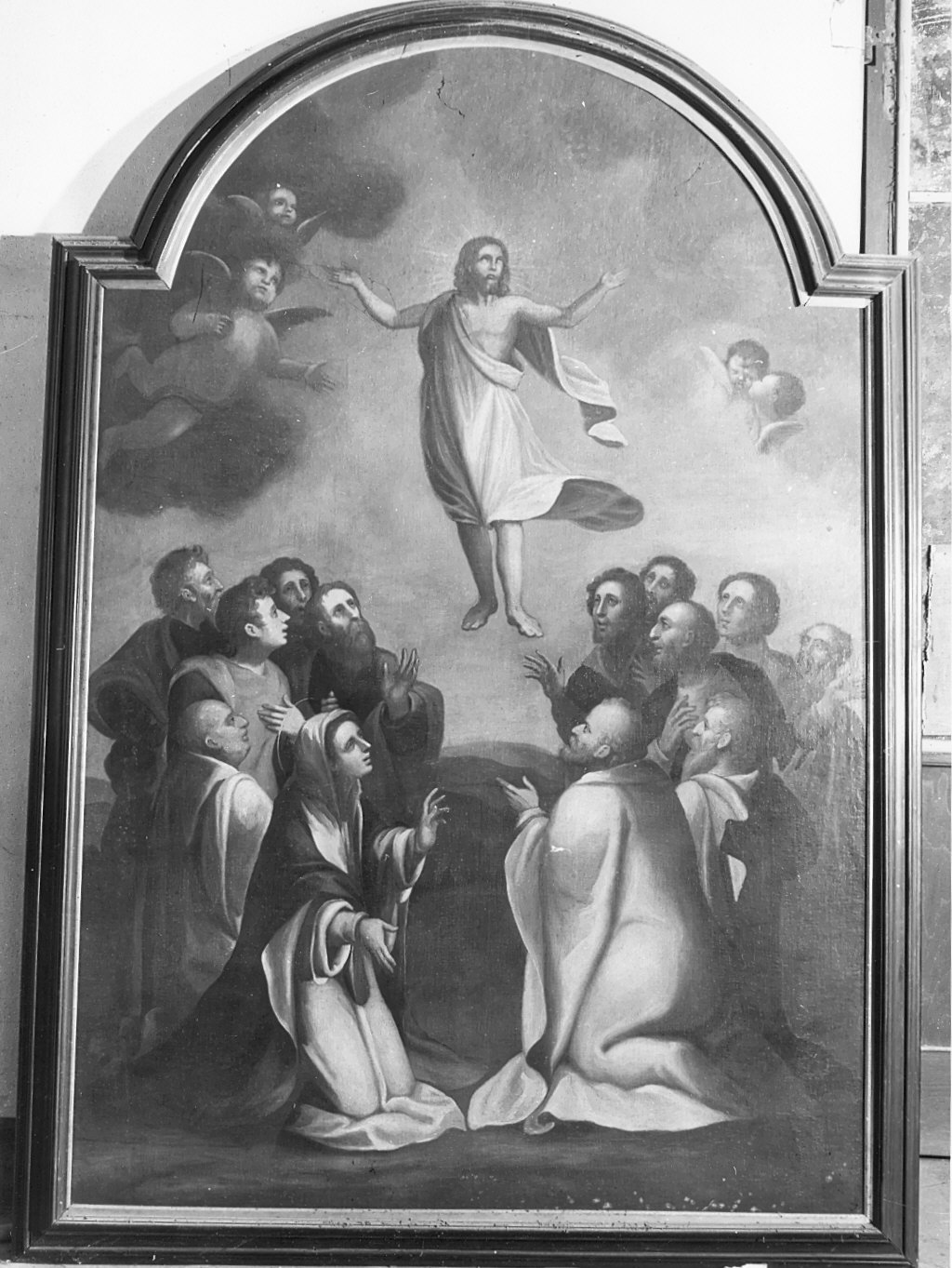 ascensione di Cristo (dipinto, opera isolata) - ambito ligure (sec. XIX)