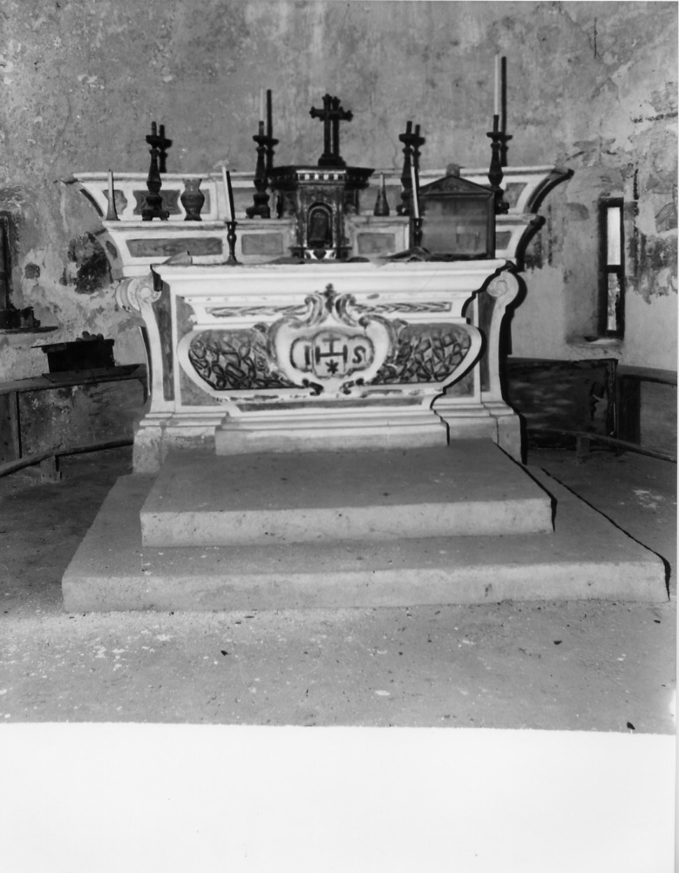altare maggiore, insieme - manifattura ligure (sec. XVIII)