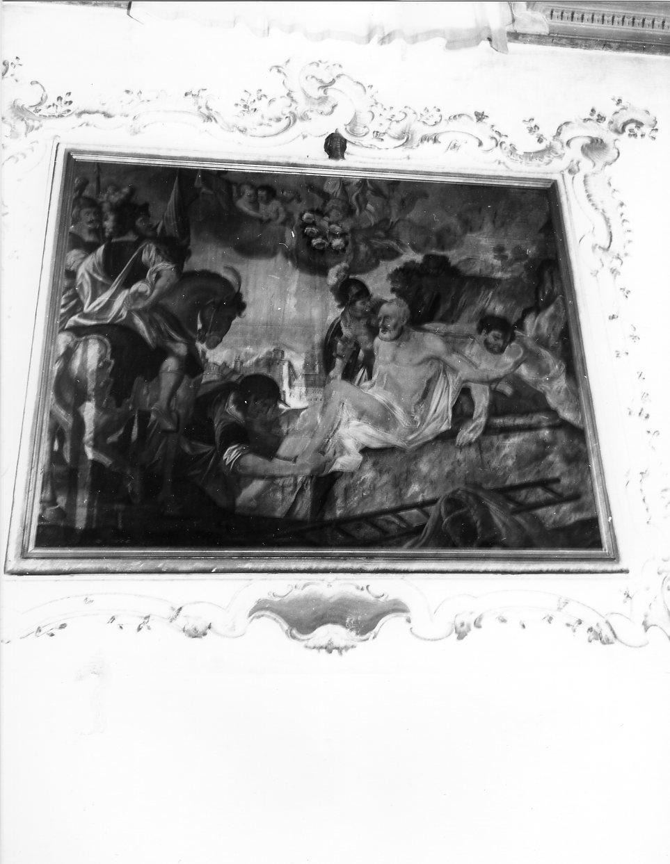 crocifissione di San Bartolomeo (dipinto, ciclo) - ambito genovese (sec. XVII)