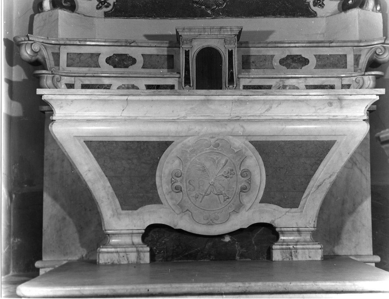 altare, insieme - manifattura ligure (seconda metà sec. XIX)