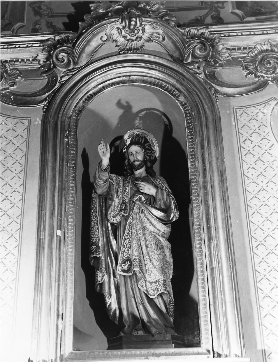 Sacro Cuore di Gesù (statua, opera isolata) - manifattura ligure (fine/inizio secc. XIX/ XX)