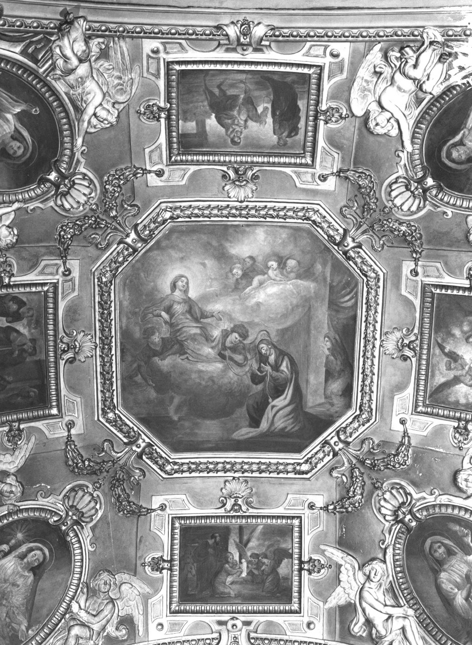 storie della vitra di Maria Vergine (dipinto, ciclo) di Castello Bernardo, Massiglio Ernesto (prima metà sec. XVII, sec. XX)