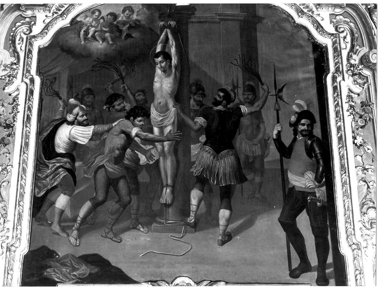 martirio di San Vincenzo (dipinto, opera isolata) - ambito italiano (sec. XIX)