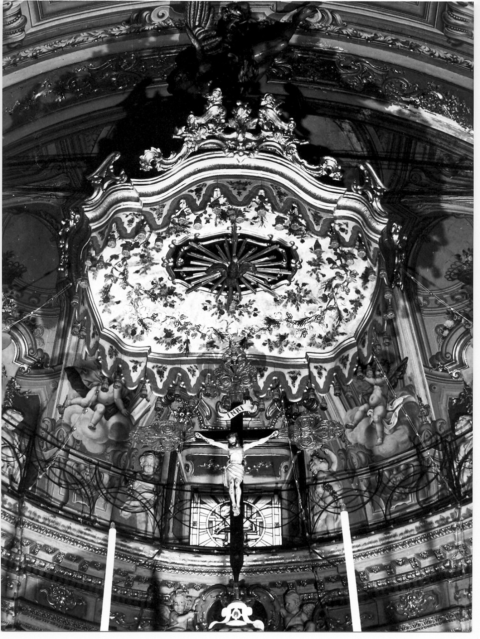 baldacchino d'altare, opera isolata - bottega ligure (sec. XIX)