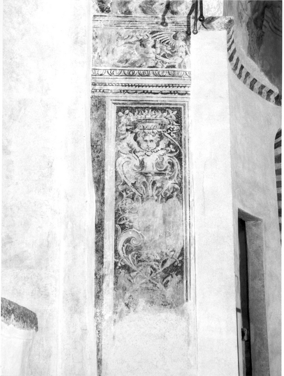candelabre (decorazione pittorica, opera isolata) - ambito ligure (metà sec. XVI)