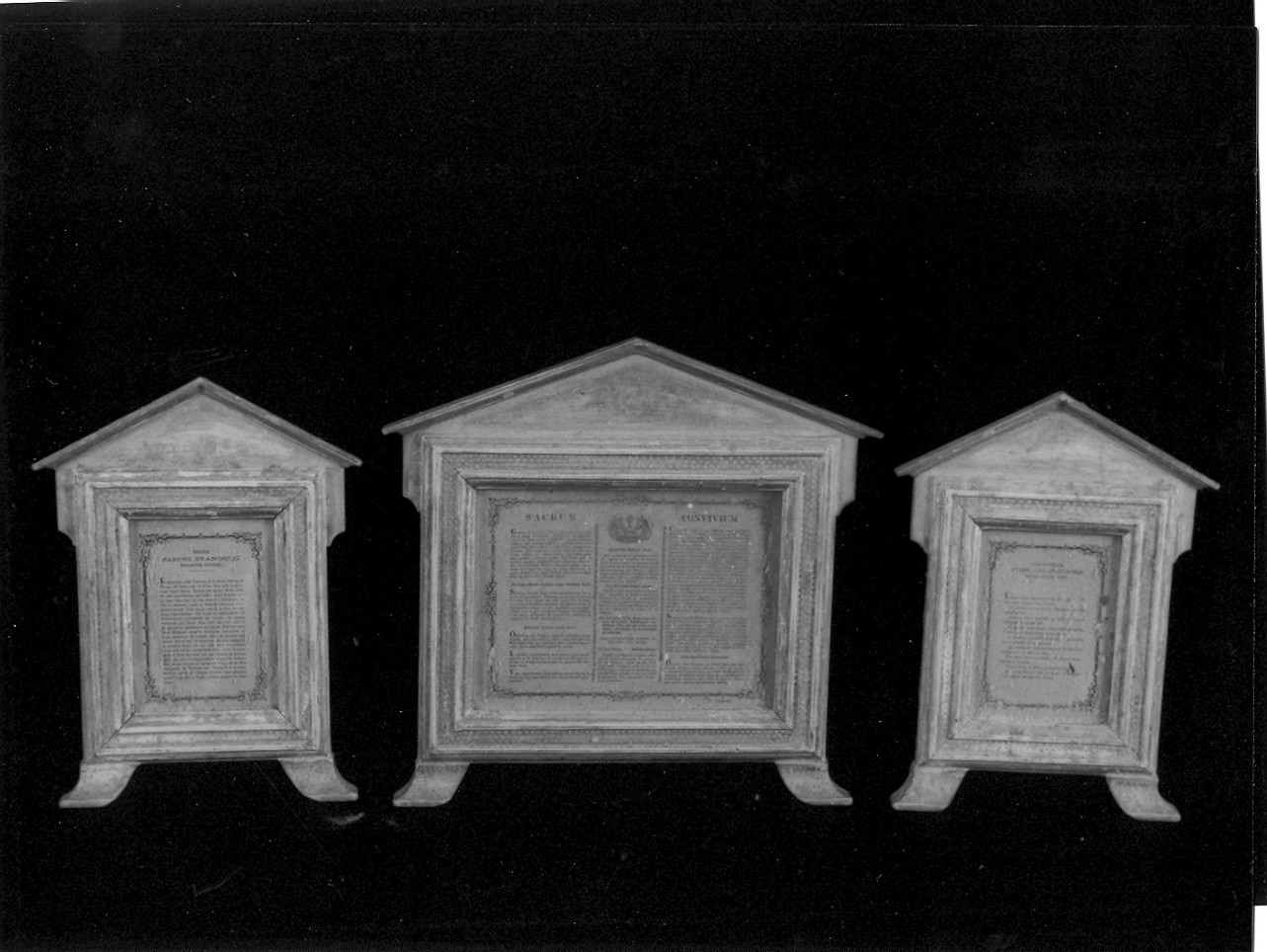 cartagloria architettonica, serie - bottega ligure (seconda metà sec. XIX)