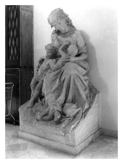 figura femminile (statua, opera isolata) di Sansebastiano Michele (ultimo quarto sec. XIX)