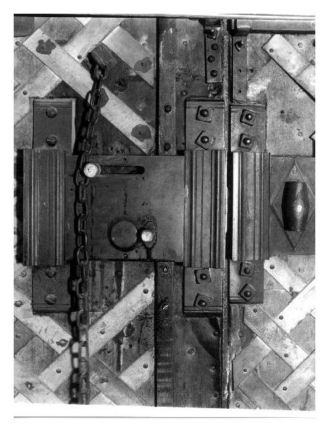 serratura, elemento d'insieme - PRODUZIONE LIGURE (sec. XIX)