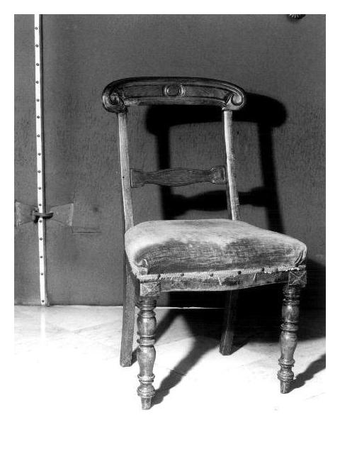 sedia, coppia - bottega ligure (secondo quarto sec. XIX)