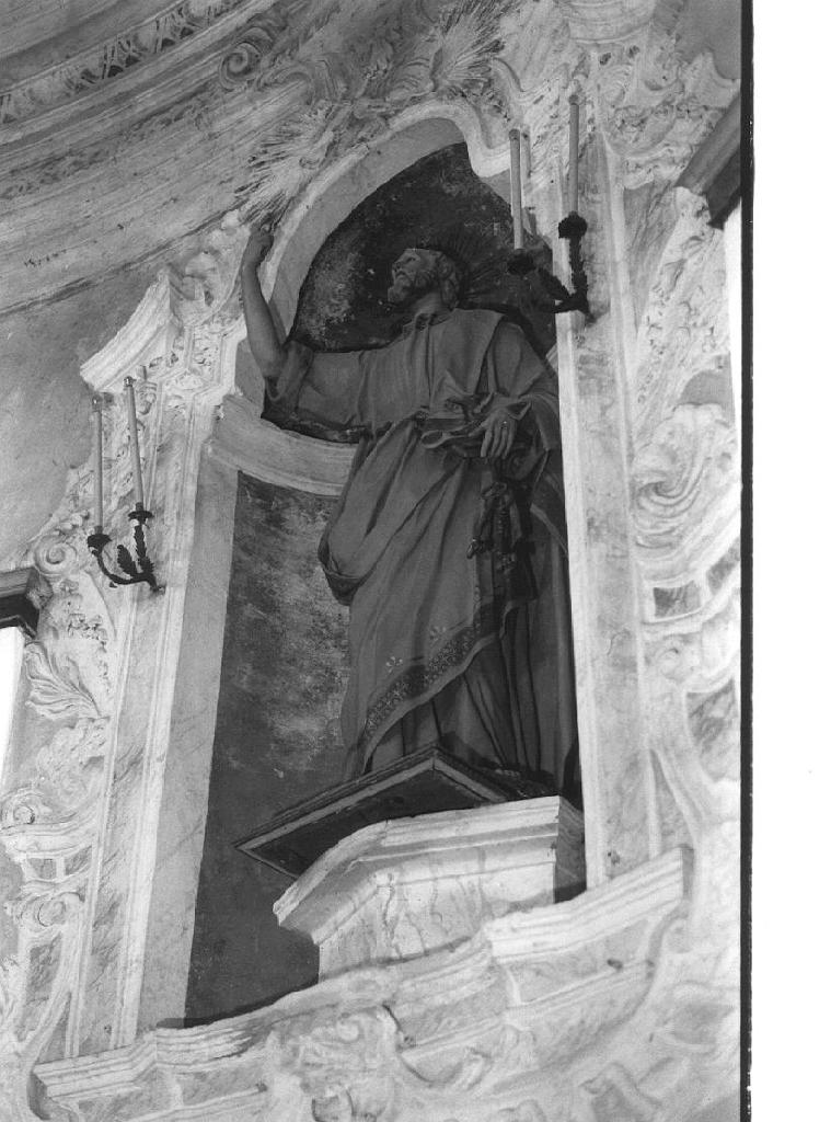 San Pietro Apostolo (statua, opera isolata) - PRODUZIONE LIGURE (prima metà sec. XX)