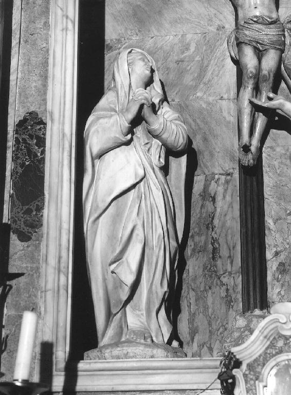 MADONNA ADDOLORATA (scultura, coppia) di Solari Salvatore (sec. XVIII)