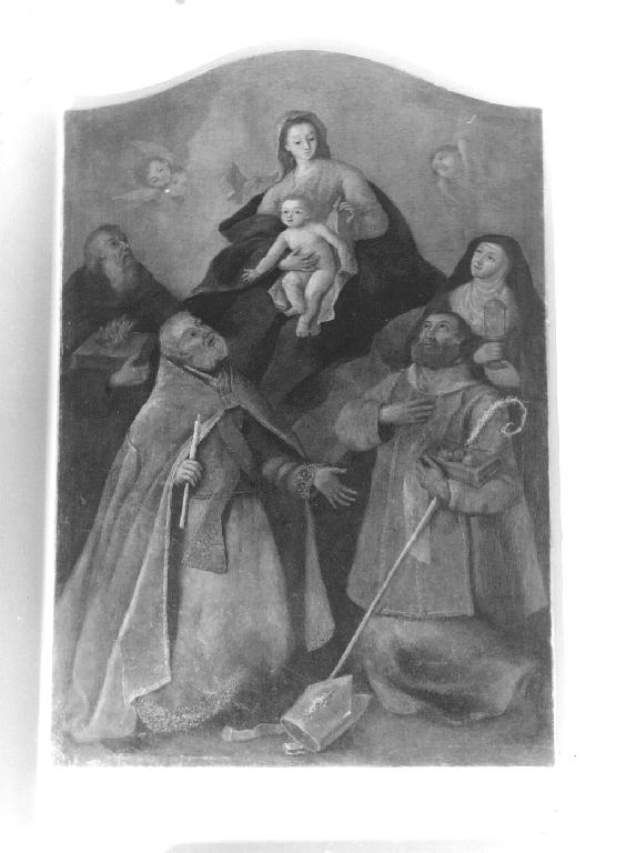 Madonna con Bambino e Santi (dipinto, opera isolata) - ambito ligure (sec. XVIII)