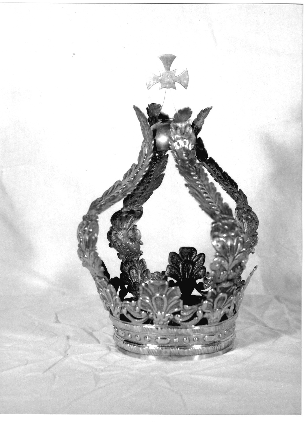 corona da statua, opera isolata - PRODUZIONE GENOVESE (secondo quarto sec. XIX)