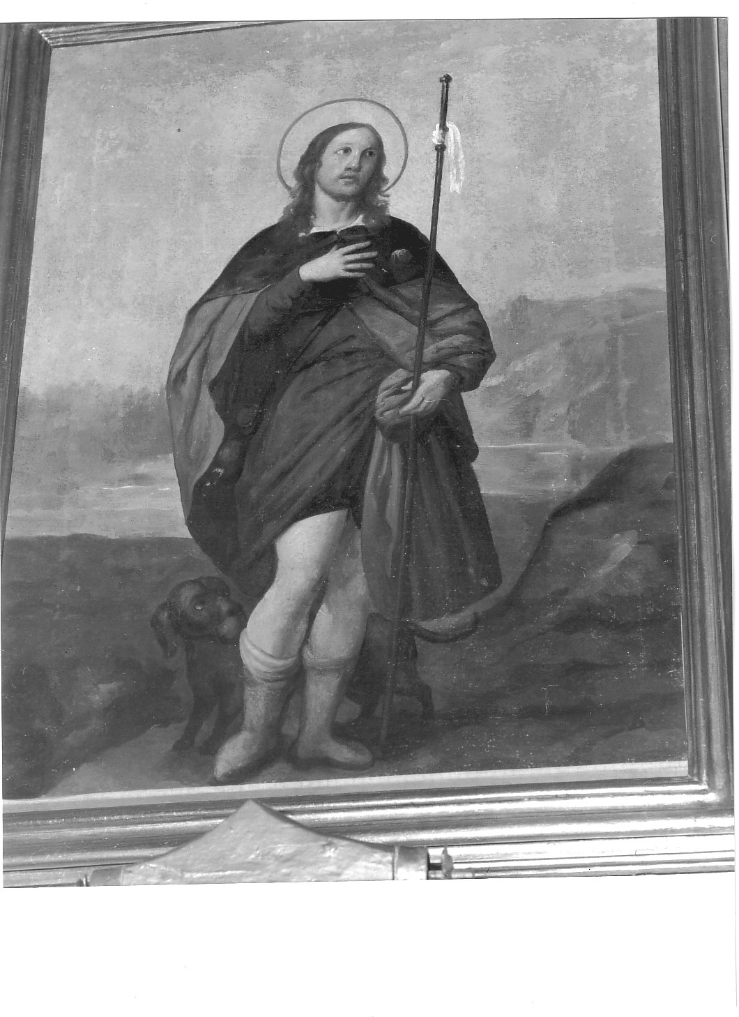 San Rocco (dipinto, opera isolata) - ambito ligure (sec. XIX)